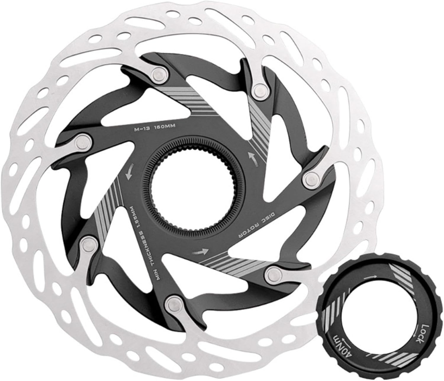 Avid 油圧ディスクブレーキ 前後セット ローター　180mm.160mm Avid 油圧ディスクブレーキ 前後セット ローター 180mm.160mm