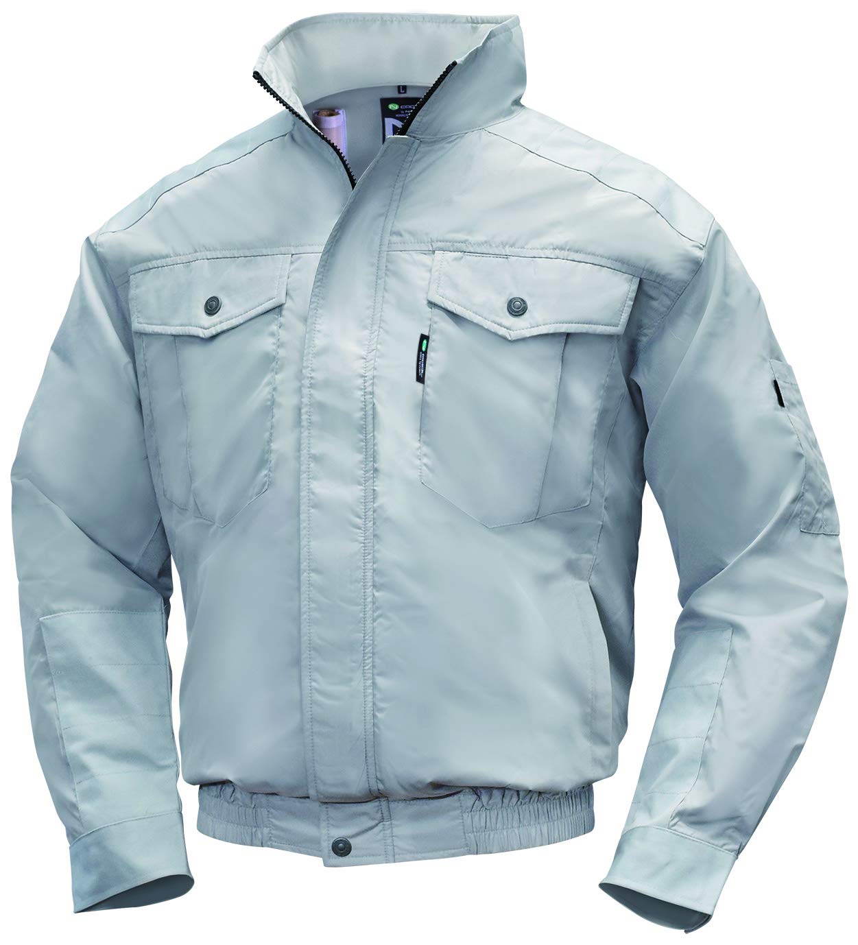 NSP 空調服 NA-1121/シルバー/2L+SK23021K70 Nクールウェア 腰ファン