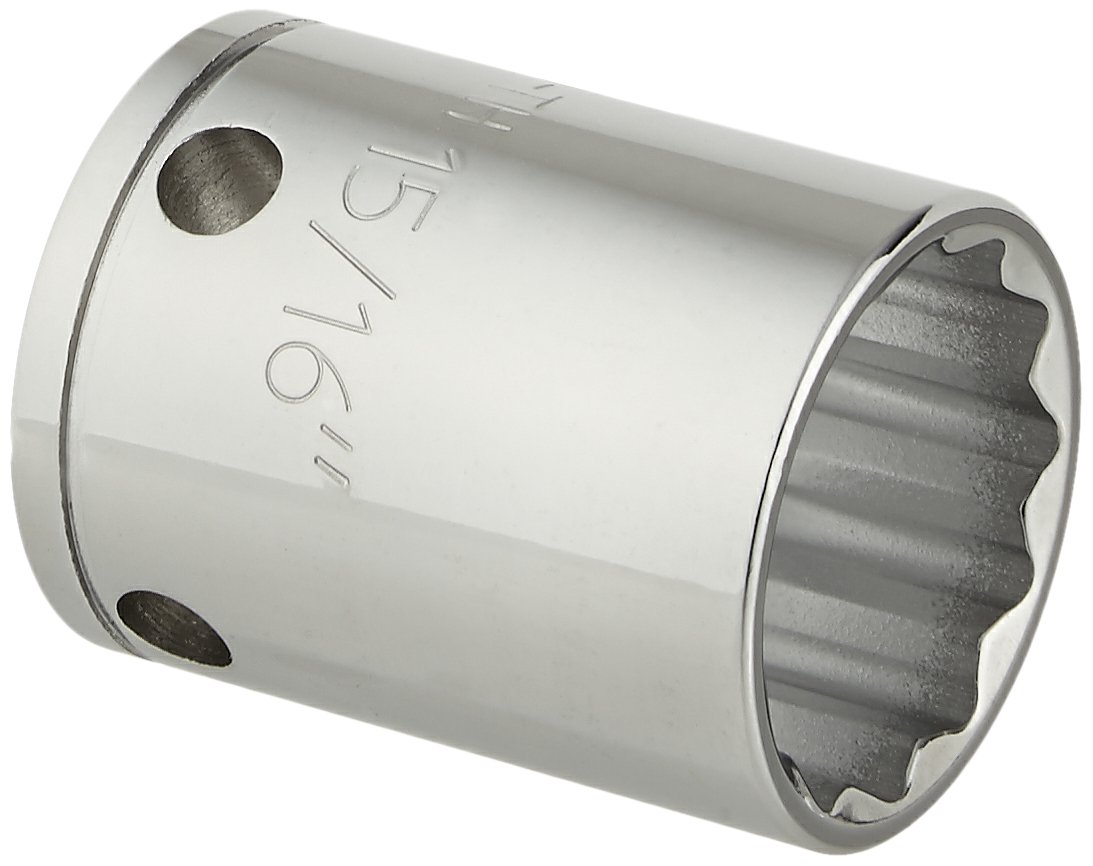 Williams 32230-TH 12-Point Tools at Height 1/2 Drive Standard Socket, 15/16"