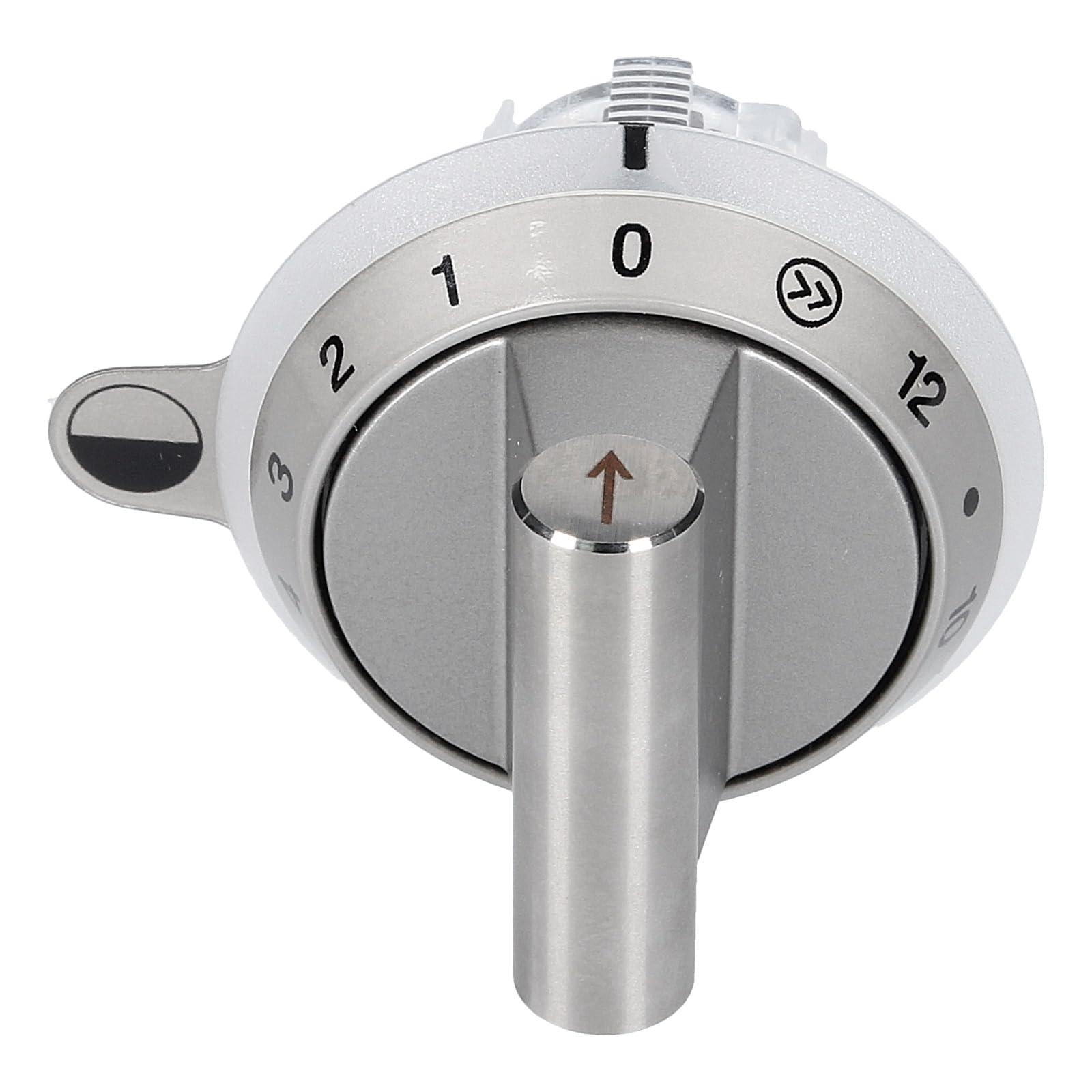 LUTH Premium Profi Parts Manopola compatibile con GAGGENAU 00646346 per piano cottura a induzione manopola di comando argento compatibile con VI421110 VI421610 sostituisce 00607243
