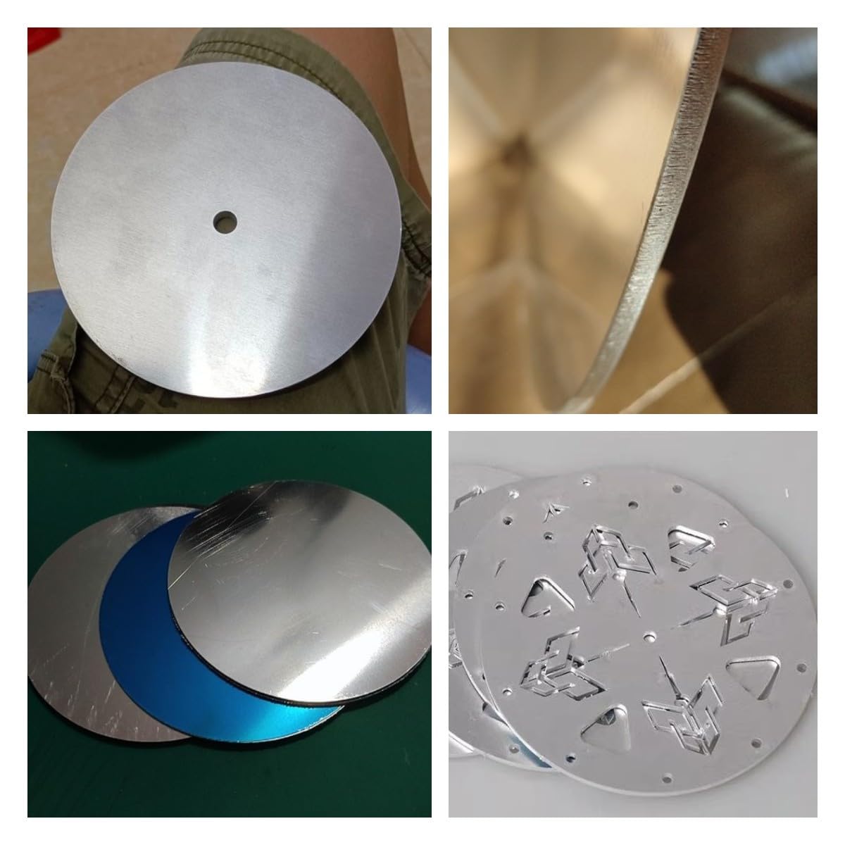 Aluminium-Rundblech - Industrieblech Für Labor Und DIY-Schmiede, Durchmesser 300Mm,Thickness 5mm