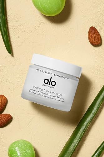 Miniatura 2 de Alo Hidratante facial luminizante, ligero y sin perfume, nutre e hidrata para un brillo durante todo el día, 2 onzas