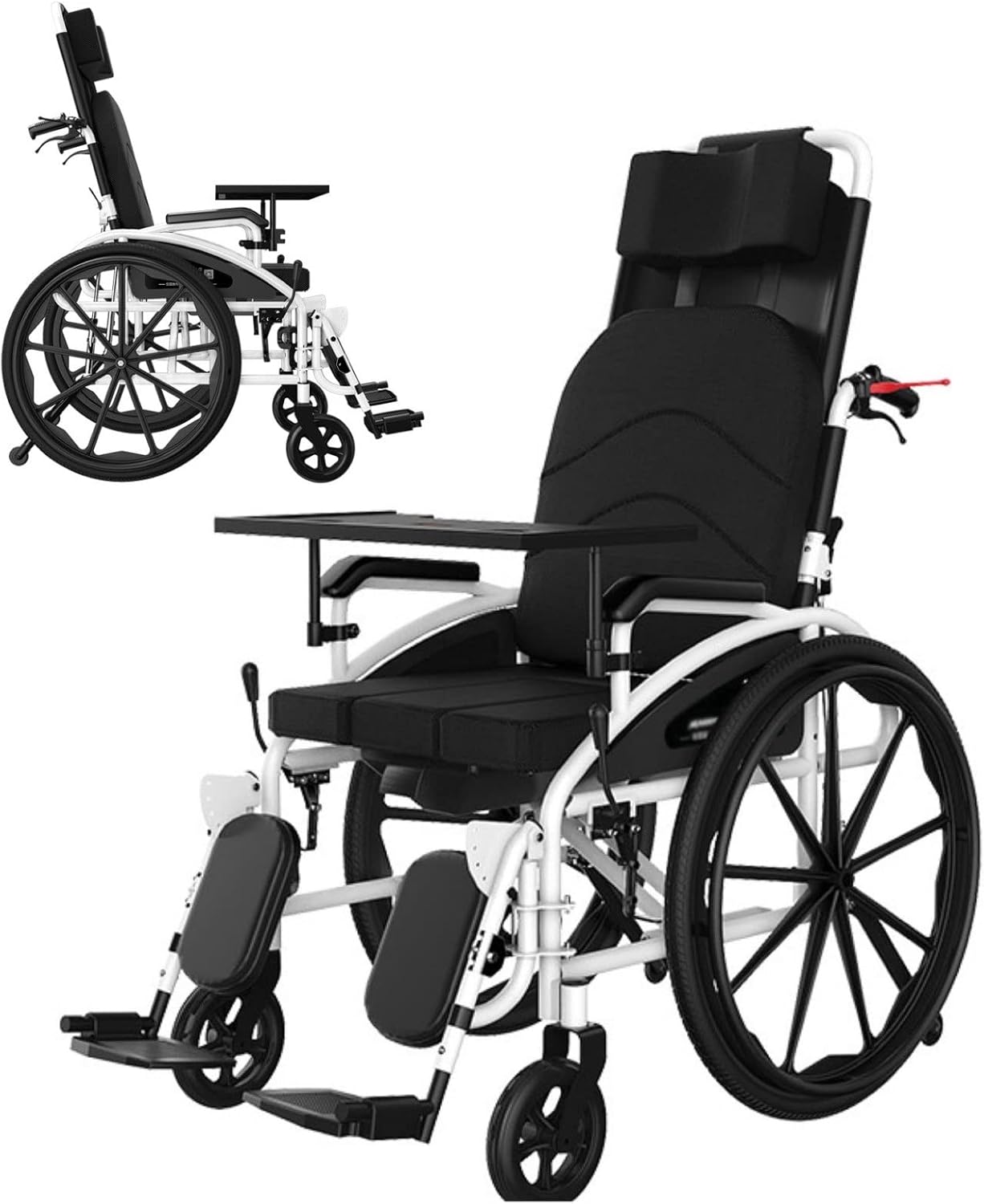 BINOXY Folding Electric Wheelchair,Foldable Wheel Chair