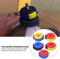Vista 6 de Duro, Push‑In Designed, Tambor Quick Release Nut, Plástico, Drum Kit, Drum Kit, Drum Kit