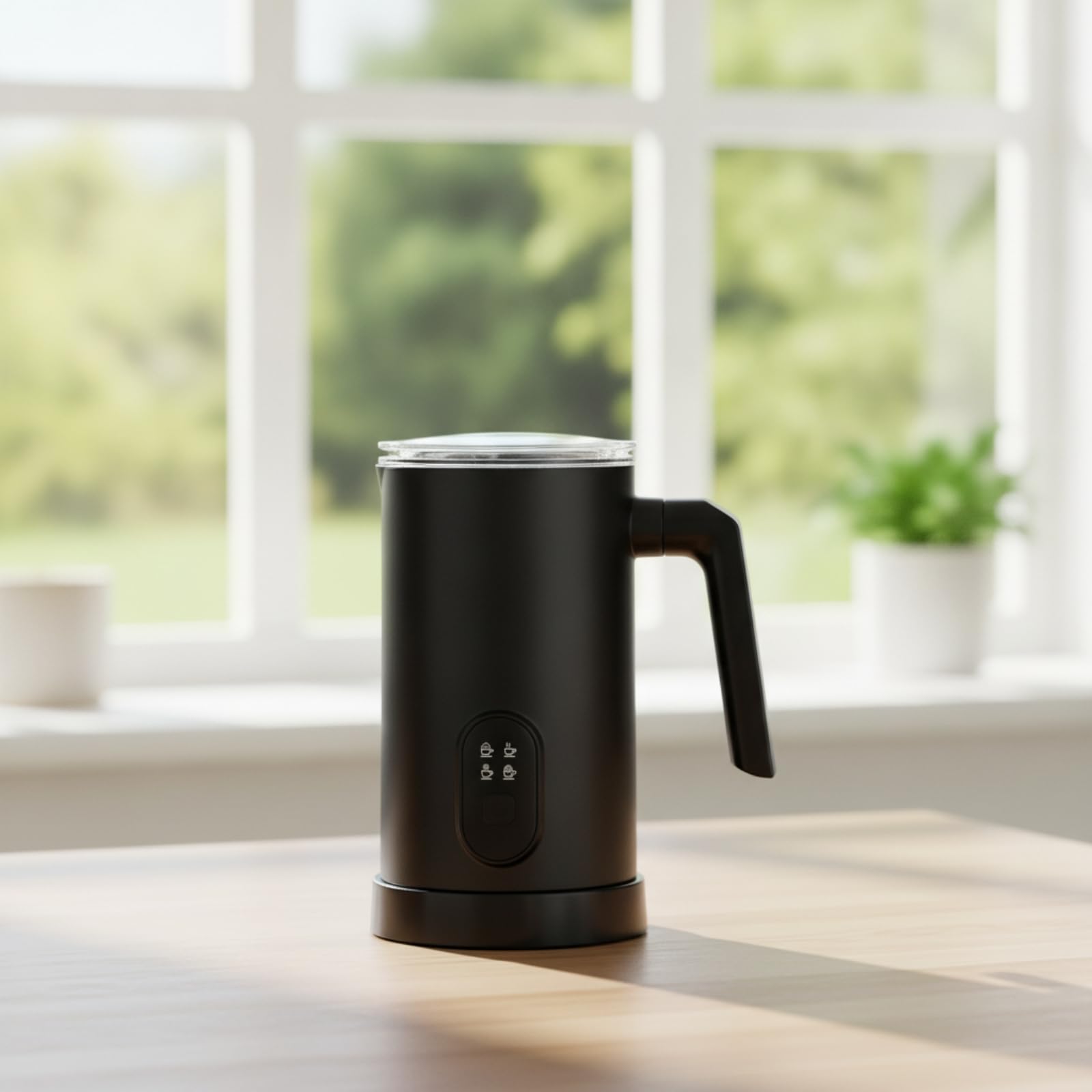 Montalatte Elettrico Automatico Montalatte con Manico Silenzioso Elettrodomestico per Amanti Del Caffè, Cucina