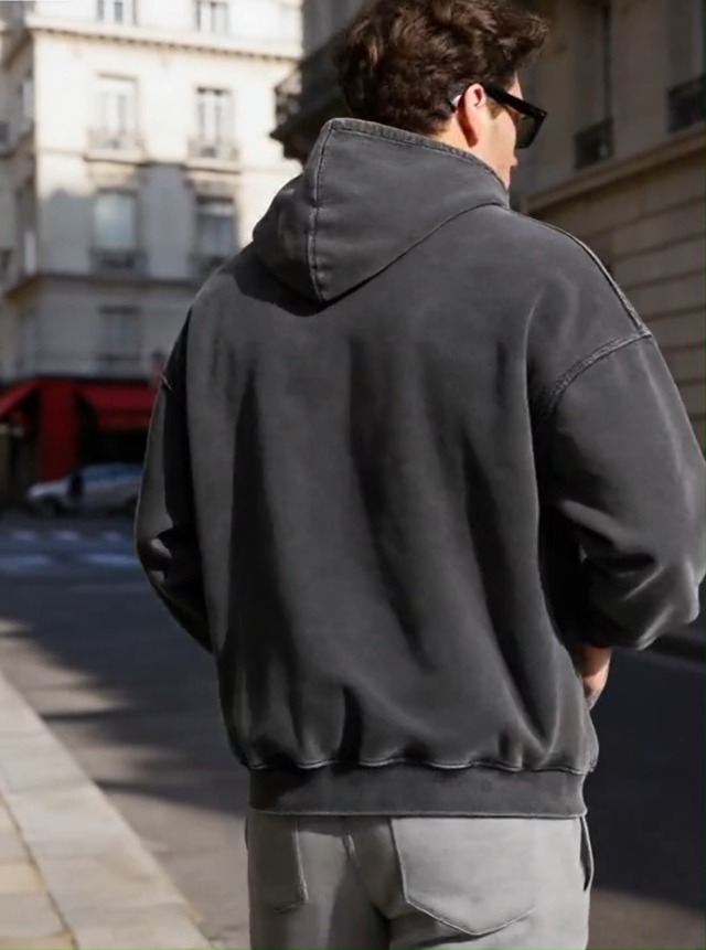 Amazon.com: JUDHGGX Men's Oversized Acid Wash Hoodie Baggy
