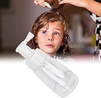 Vista 3 de Botella de spray de polvo para el cabello, botella de spray recargable vacía transparente, herramienta de peinado para el cabello, contenedores