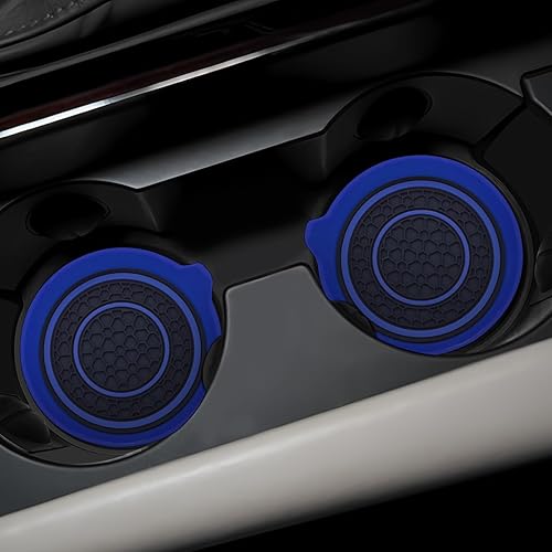 Miniatura 6 de Mandark Portavasos para automóvil, 2.75 pulgadas, antideslizantes, para inserción, portavasos de vehículo, a prueba de polvo, almohadillas aisladas,