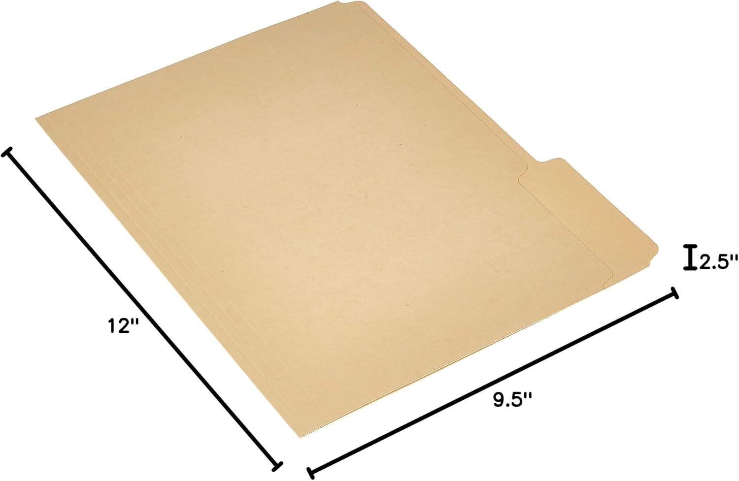 Earthwise by Pendaflex 74520 Recycled Paper File Folder, 1/3 Cut, Ltr, Manila (Box of 100) image 3