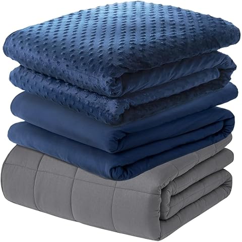 FOXCID 15 lbs Weighted Blanket Set Cover