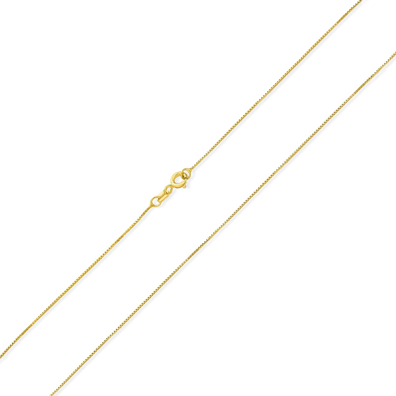 Buy Plain 1MM Thin 14K Gold Plated 925 