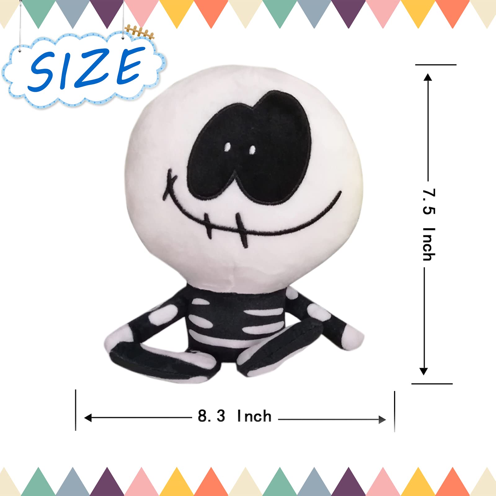 2pcs Friday Night Funkin Stuffed Plush Toys Spooky Month Skid And Pump Fnf Merch Dolls 7 8in Soft Birthday Gift For Boys And Girls Home Decoration Buy Online In Angola At Desertcart