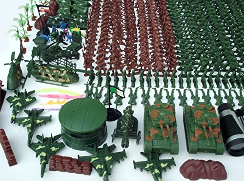image for 610pcs 5CM Nostalgic Military Soldier Figure Playset Kids Toys, Green 