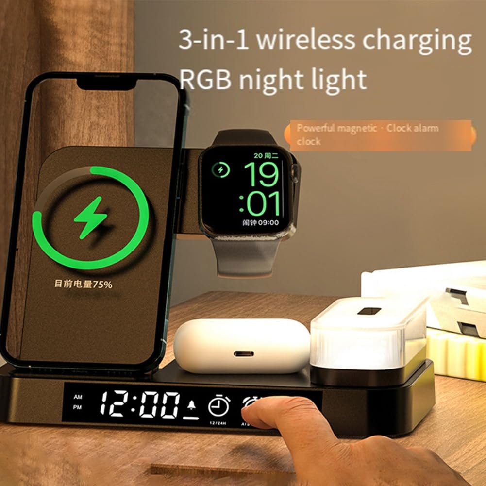 Utilisez Une Montre à Prise USB Chargeur sans Chargeur sans Support de Téléphone de Charge sans Réveil Base de Chargement