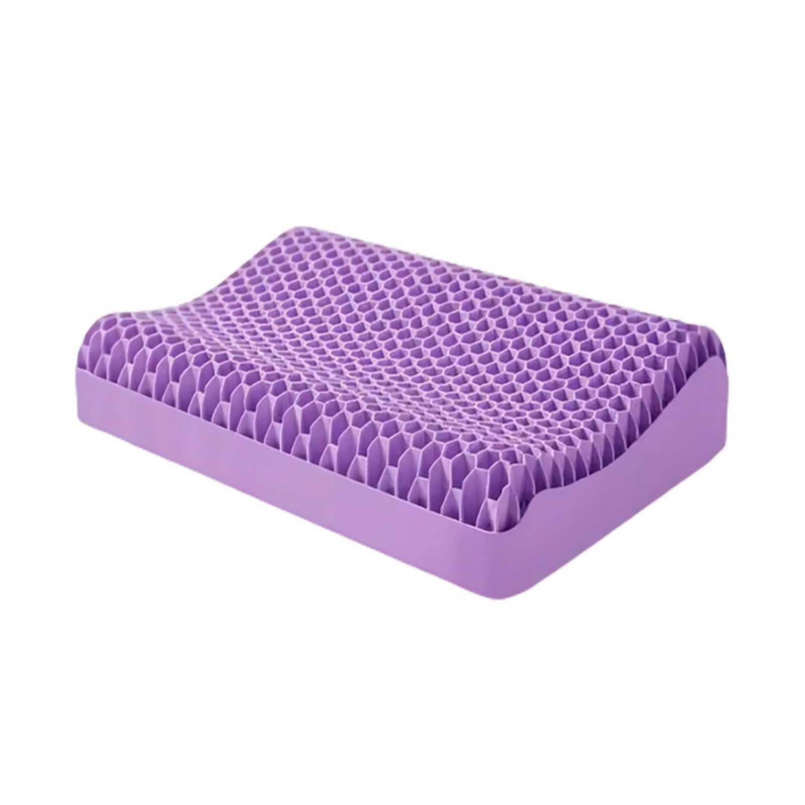 BNVEWR Pectin Pillow, Pectin Pillow Breathable Air Layer Washable with Water, Zero Pressure Cervical Neck Latex Adult Single,Breathable