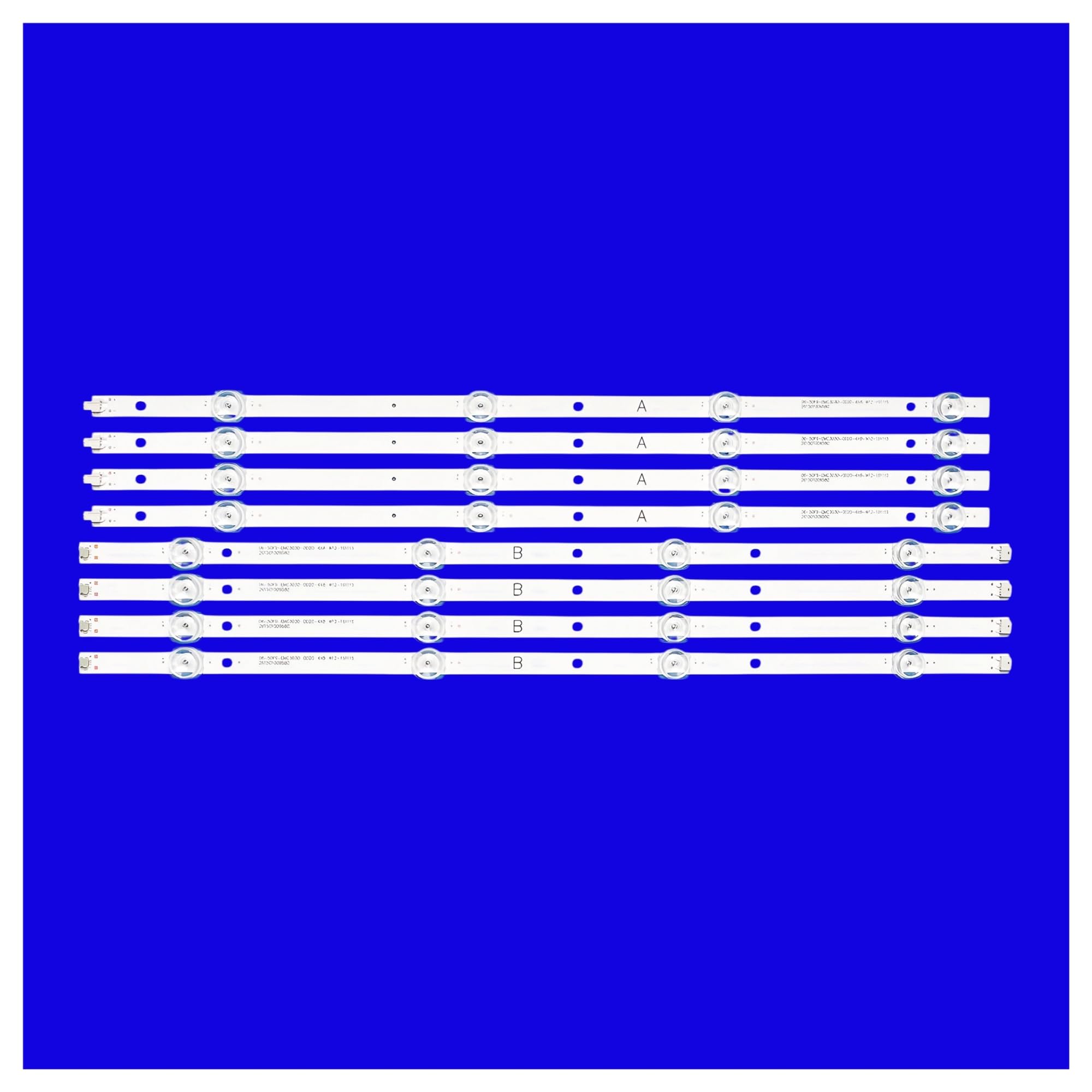 Podświetlenie LED 8 diod LED dla Haier 50 Smart TV BX HEC R1 S 4K H50K6UG | Dla HK50D08-ZC56AG-01 BLAUPUNKT 50UN265T 303HK500048(1KIT FOR 1TV)