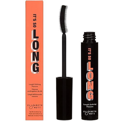 Its So Long Mascara definición de largo Sin crueldad por Elizabeth Mott Net Wt 03 fl oz Negro