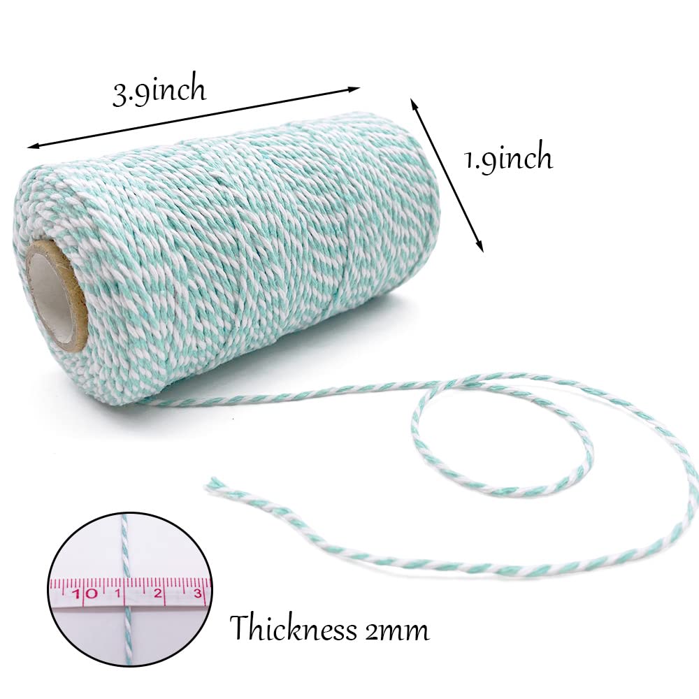 Snapklik.com : Twine String Aqua Blue And White Baker String 328 Feet ...