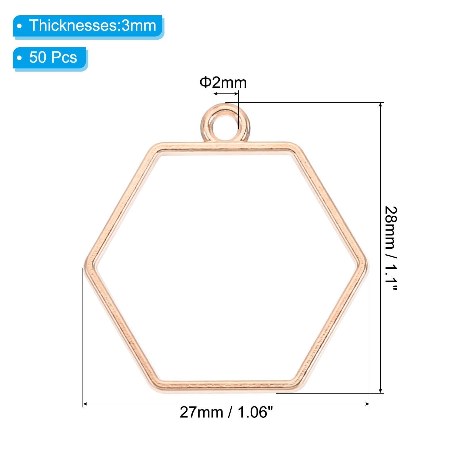 PATIKIL 50pcs Open Bezels - Image 2