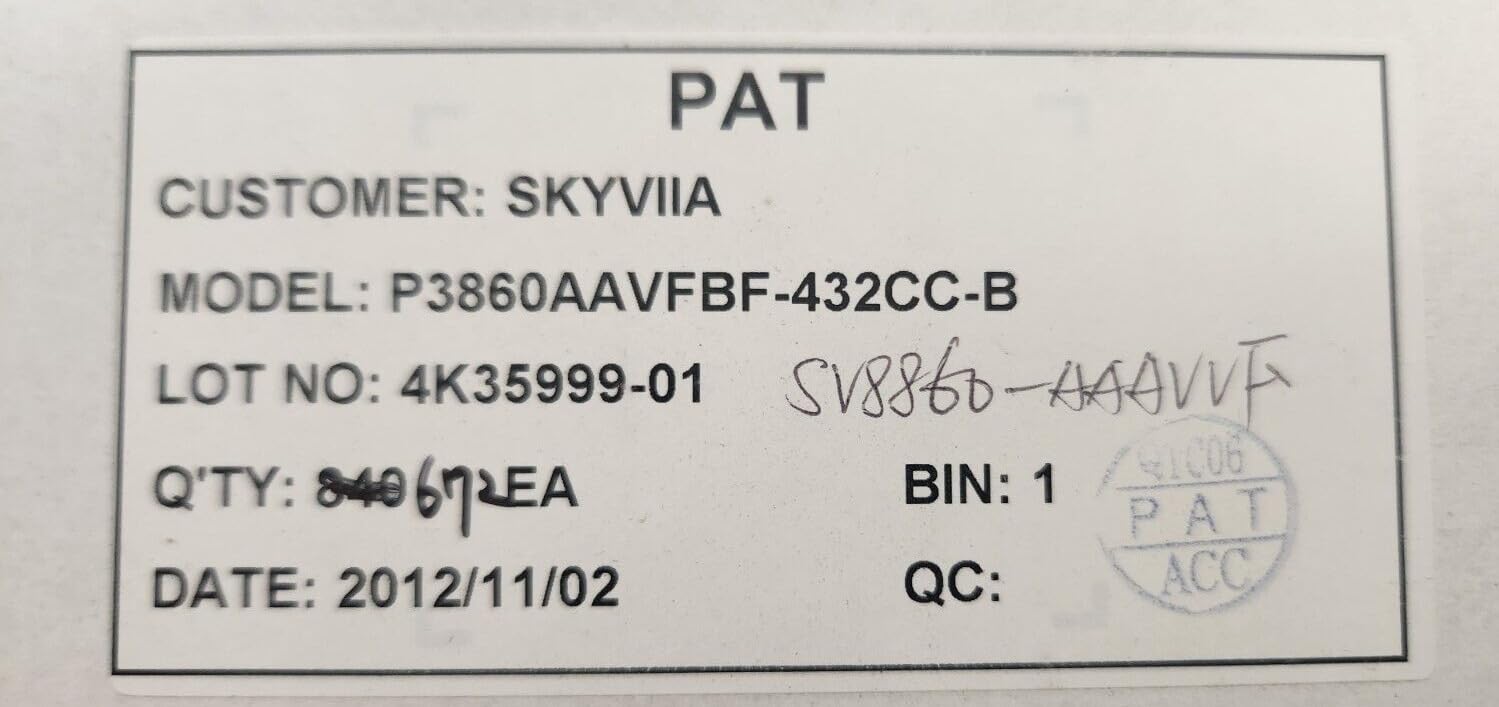 (672 PCS) SV8860-AAAVVF SKYVIIA