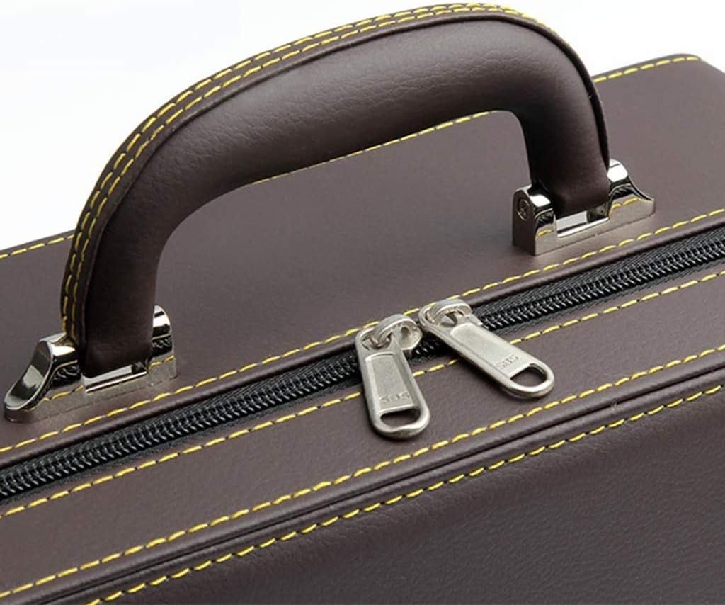 Jewellery Box Makeup Organizer Jewelry Case Organizer Jewelry Storage Portable Jewelry Box Three Layer Jewelry Display Jewelry Storage Box Large Capacity Exquisite Jewelry Organizer Box Brown Jewelry