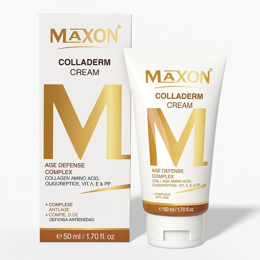 Colladerm Cream - Anti-Aging Moisturizer with Collagen Amino Acids, Oligopeptides, Vitamin A, E & PP | Age Defense, Hydrating, Firming, and Wrinkle Reduction Cream for Face & Neck | 50ml