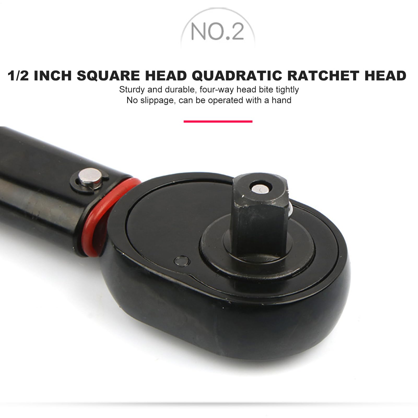 Klucz dynamometryczny 1/2 Ergonomiczne regulowane narzędzia mechaniczne | Klucz dynamometryczny z grzechotką Do napraw motocykli samochodów ciężarówek i pojazdów