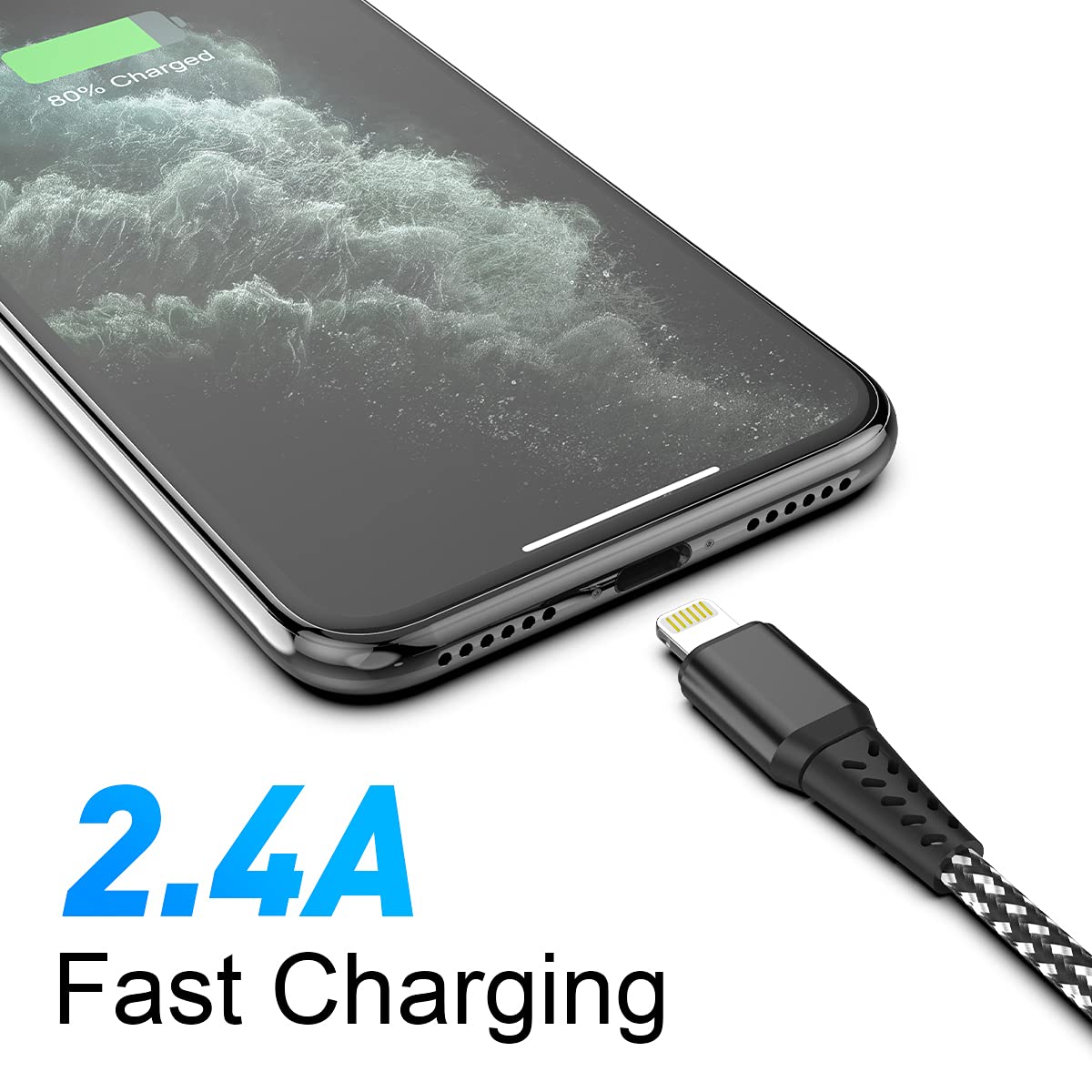 WLGQ Cavo Di Ricarica Rapida 100 W PD Cavo Di Ricarica Rapida Da USB-C A C TYPEC Ateriale In - Foto 14