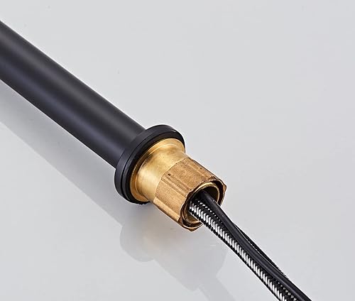 Miniatura 7 de Grifo de recipiente de baño Sensor automático sin contacto, grifo de cocina negro, alto sin contacto, sensor infrarrojo de movimiento eléctrico,