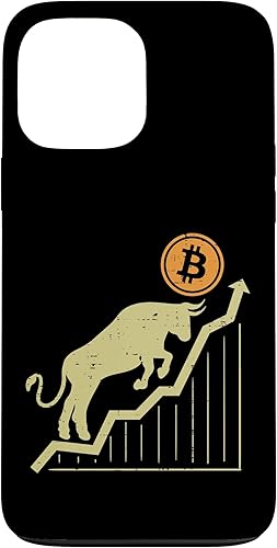 iPhone 13 Pro Max Bitcoin Bull Graph Bullish BTC Crypto Crypto Cryptocurrency Trader Case