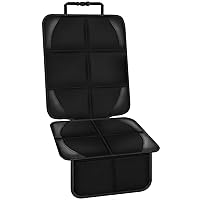 Vista 11 de Fundas protectoras de asiento de automóvil para niños, 600D, impermeable, antideslizante, con bolsillos de almacenamiento, protectores de cojín