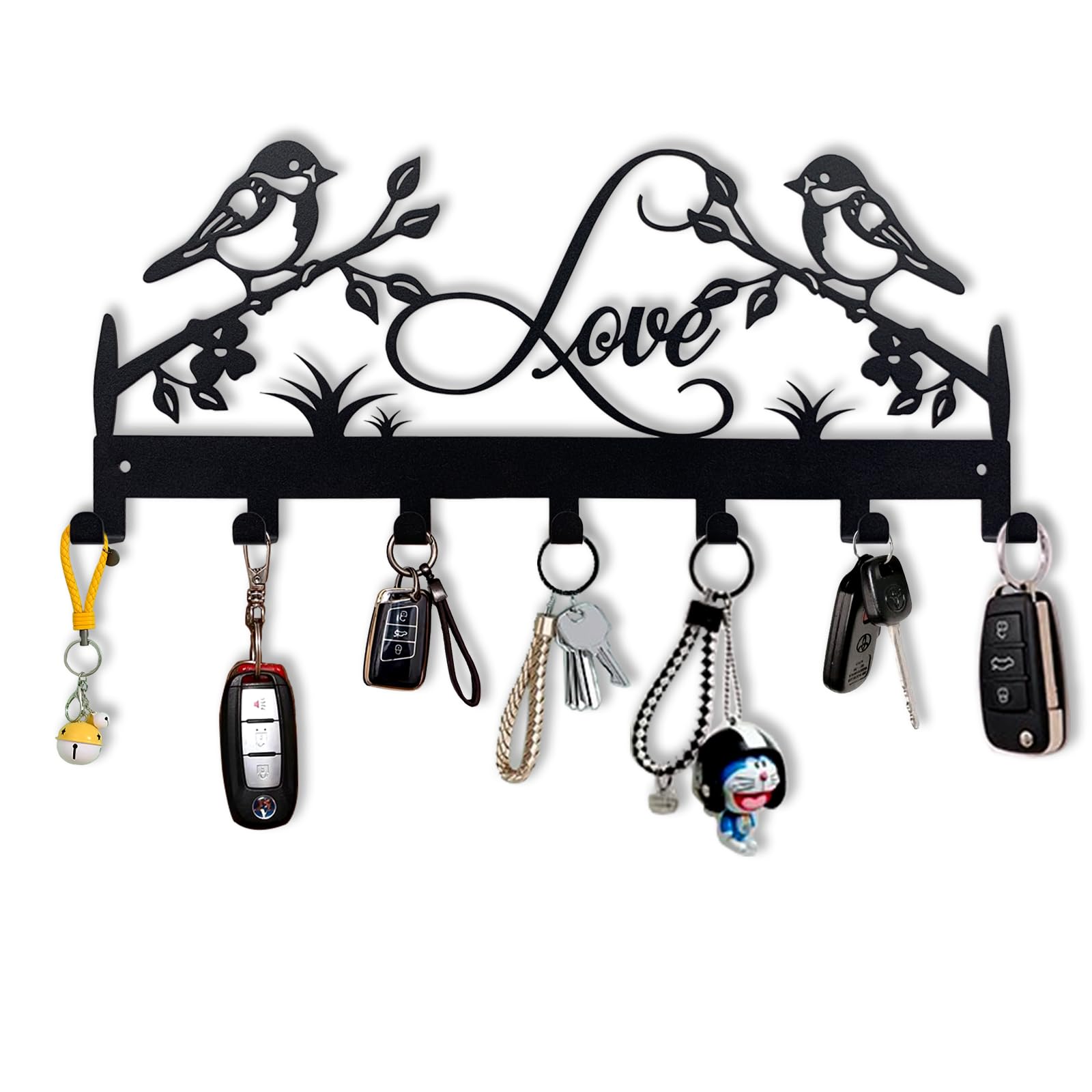 Amazon.com: CatTerranM Metal Key Holder, Wall Mounted Key Hooks