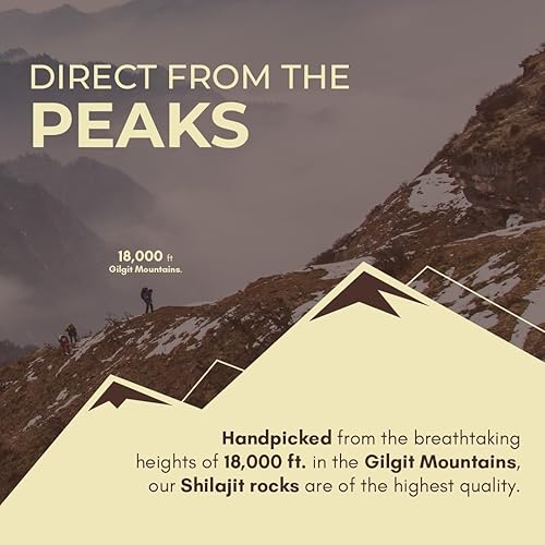 Miniatura 5 de Leaftouch - Auténtica resina Shilajit de grado dorado, resina Shilajit pura del Himalaya, orgánica y de alta potencia, más de 85 minerales de traza