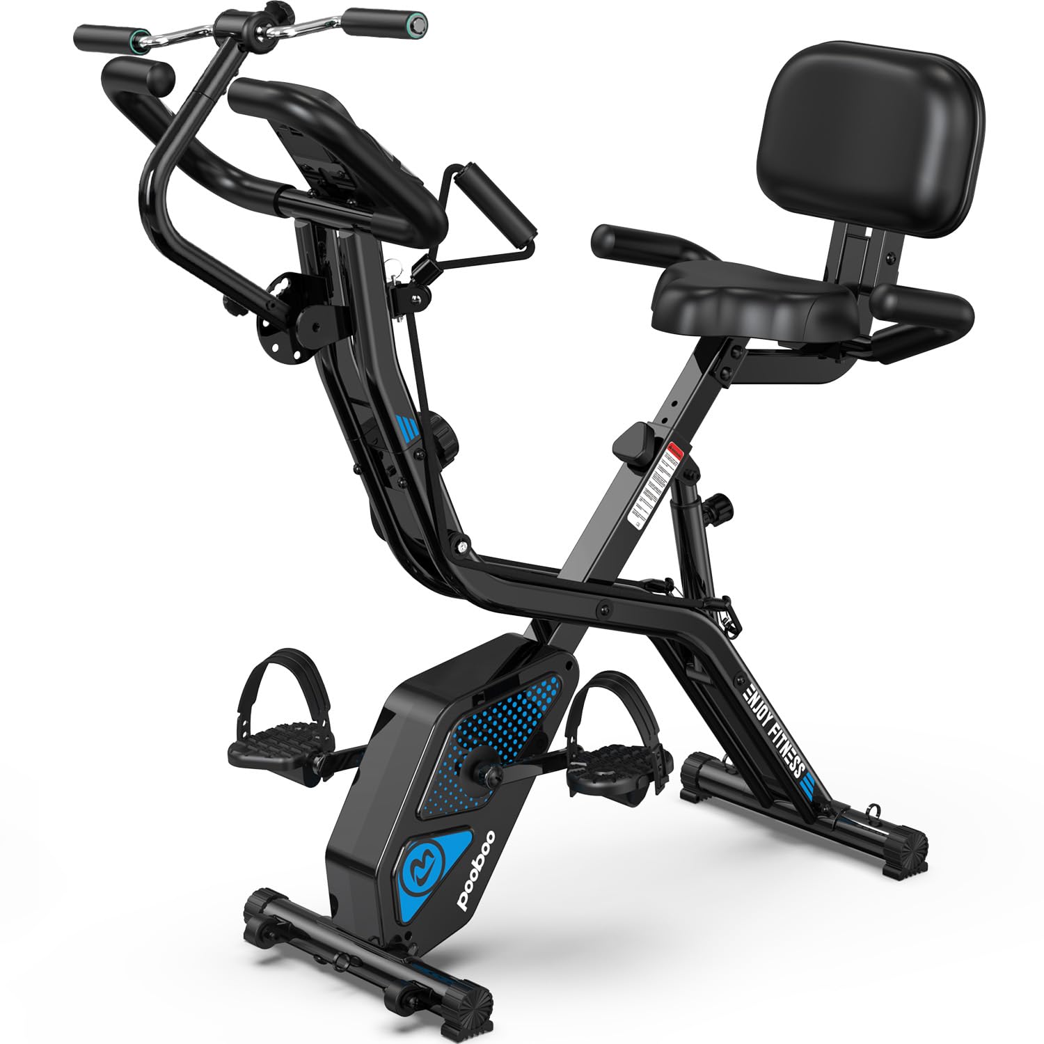 pooboo Folding Exercise Bike