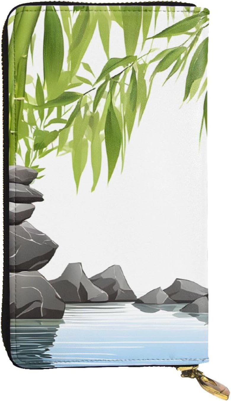 Stonefull Width Double-Sided Printed Long Wallet Is A Must-Have For Travel, Portable And Easy To Store In One