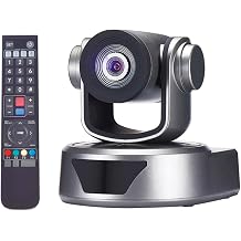 HD Live Conference Camera,3X Optical Zoom,1080P Resolution,Large Wide-Angle,Multiple Presets,Compatible with Major System Software for Skype,YouTube,Live Streaming,Church Services,Events