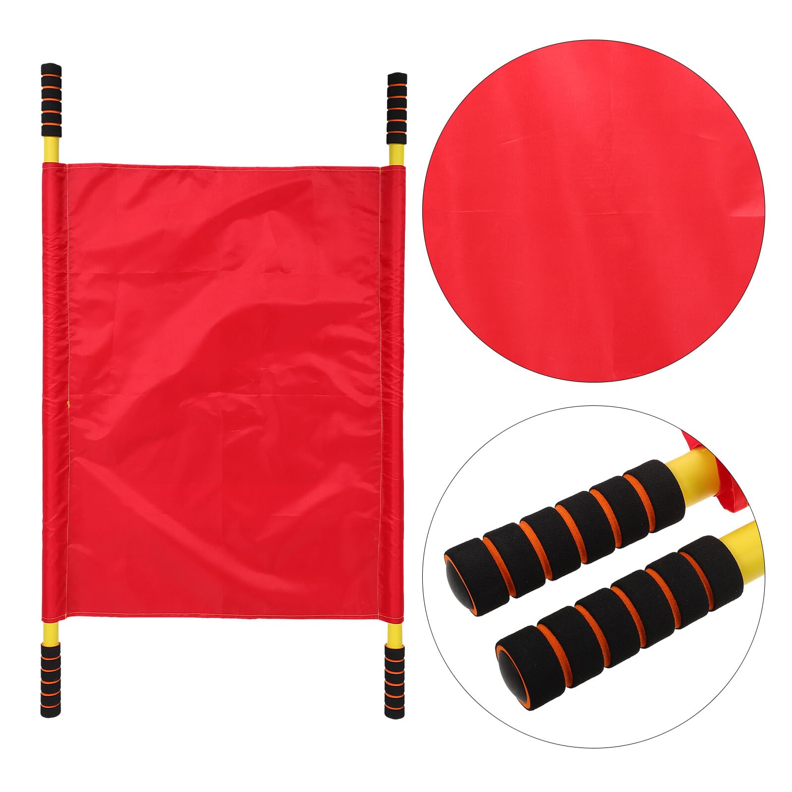 VICASKY Barella Portatile Pieghevole Rossa in Metallo e Tessuto per Bambini, Gioco Sensoriale Educativo Allenamento di Risposta alle Emergenze e Simulazioni in Palestra