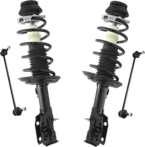 Miniatura 68 de Detroit Axle - Kit de puntales delanteros para Volvo C30 C70 S40 V50, 2 puntales muelle helicoidal 2 estabilizador, barra estabilizadora, enlaces