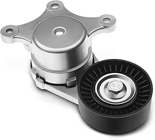 A-Premium Belt Tensioner Assembly Compatible with Ford Explorer Edge Flex Fusion Taurus Lincoln MKS MKT MKX MKZ Mazda 6 CX-9
