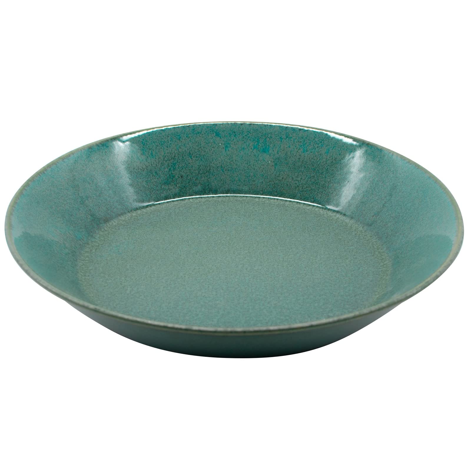 Mino Ware Curry & Pasta Plate, 21cm Green