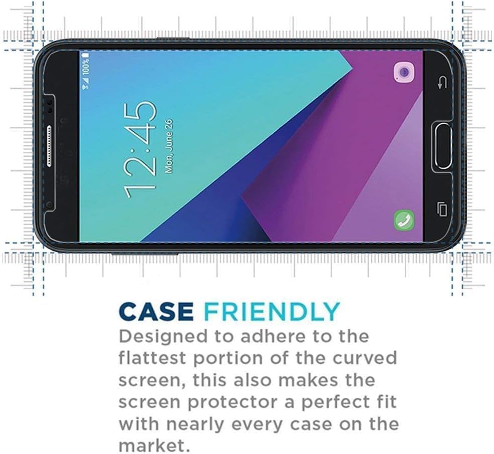 Miniatura 7 de Paquete de 2 protectores de pantalla de vidrio templado transparente para Samsung Galaxy J7 Prime J7 Sky ProGalaxy J7 2017 SM-J727A J727U J727T