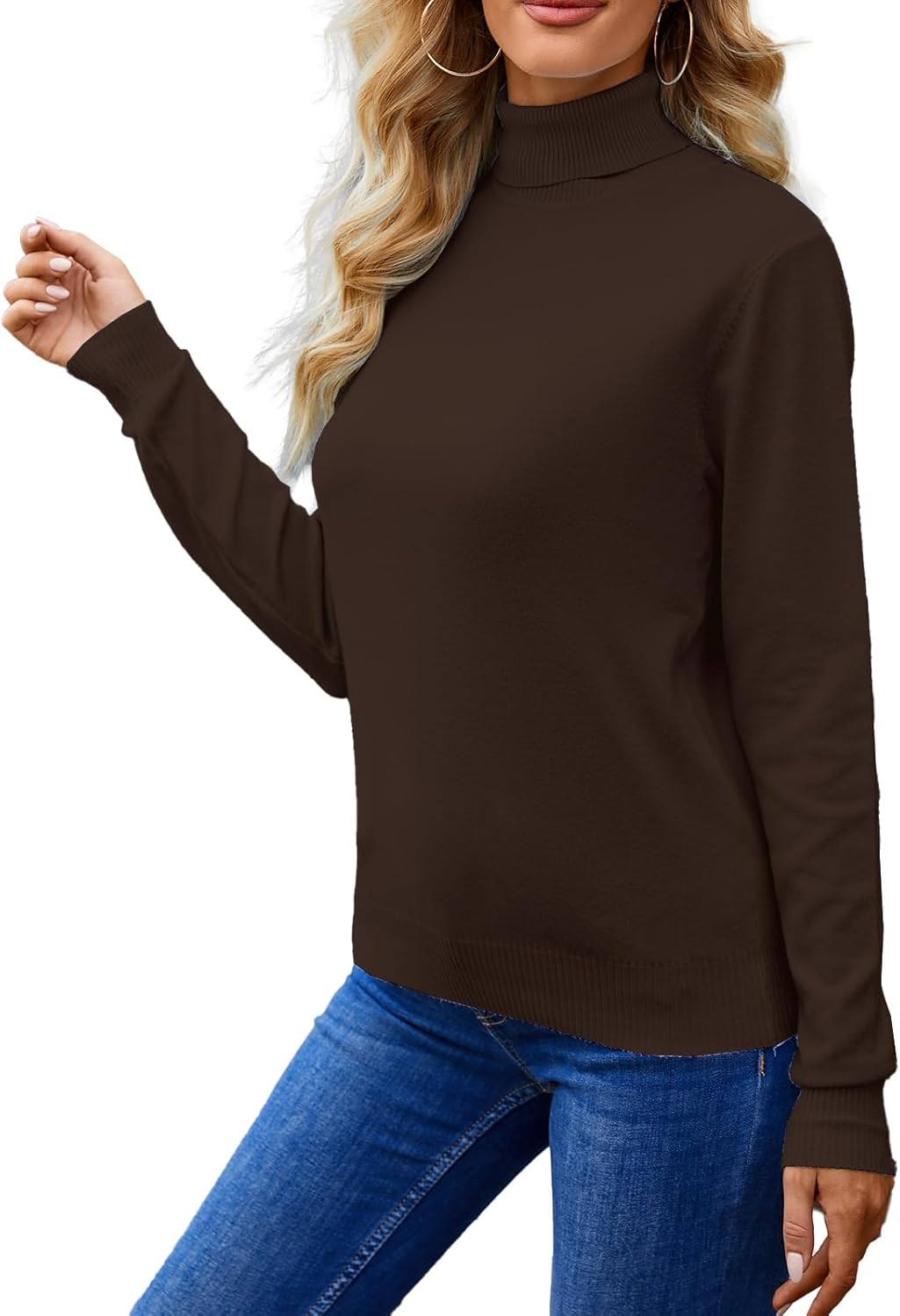 Joe Wenko Women's Soft Turtleneck Sweater - Image 2