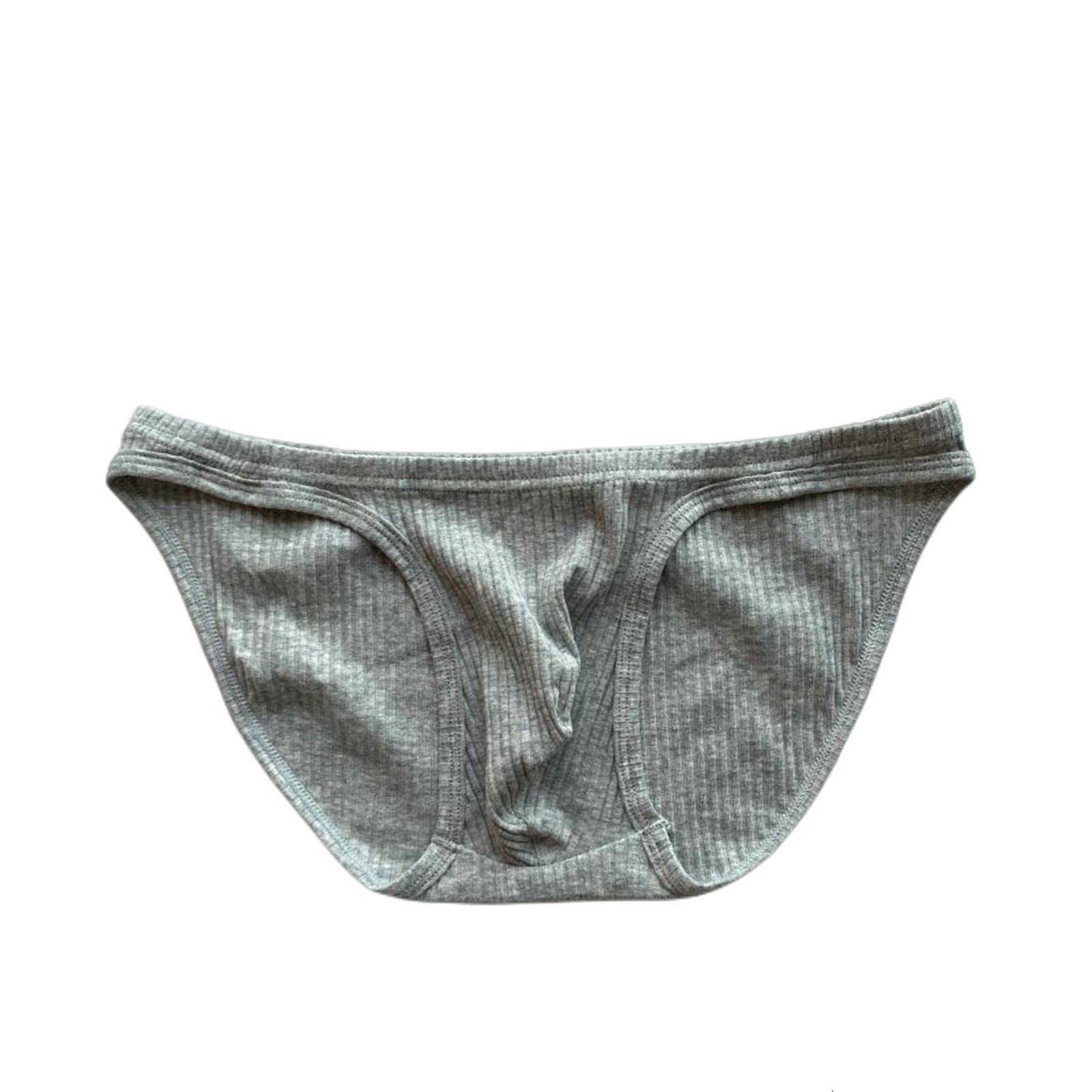 Boxer Uomo Uomini Slip A Strisce Uomini A Bassa Vita in Cotone Traspirante-4,M