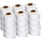 DYMO® LabelWriter Address Labels, 1-1/8"H x 3-1/2"W, Rectangle, White, 350 Labels Per Roll, Pack of 24 Rolls – view 1