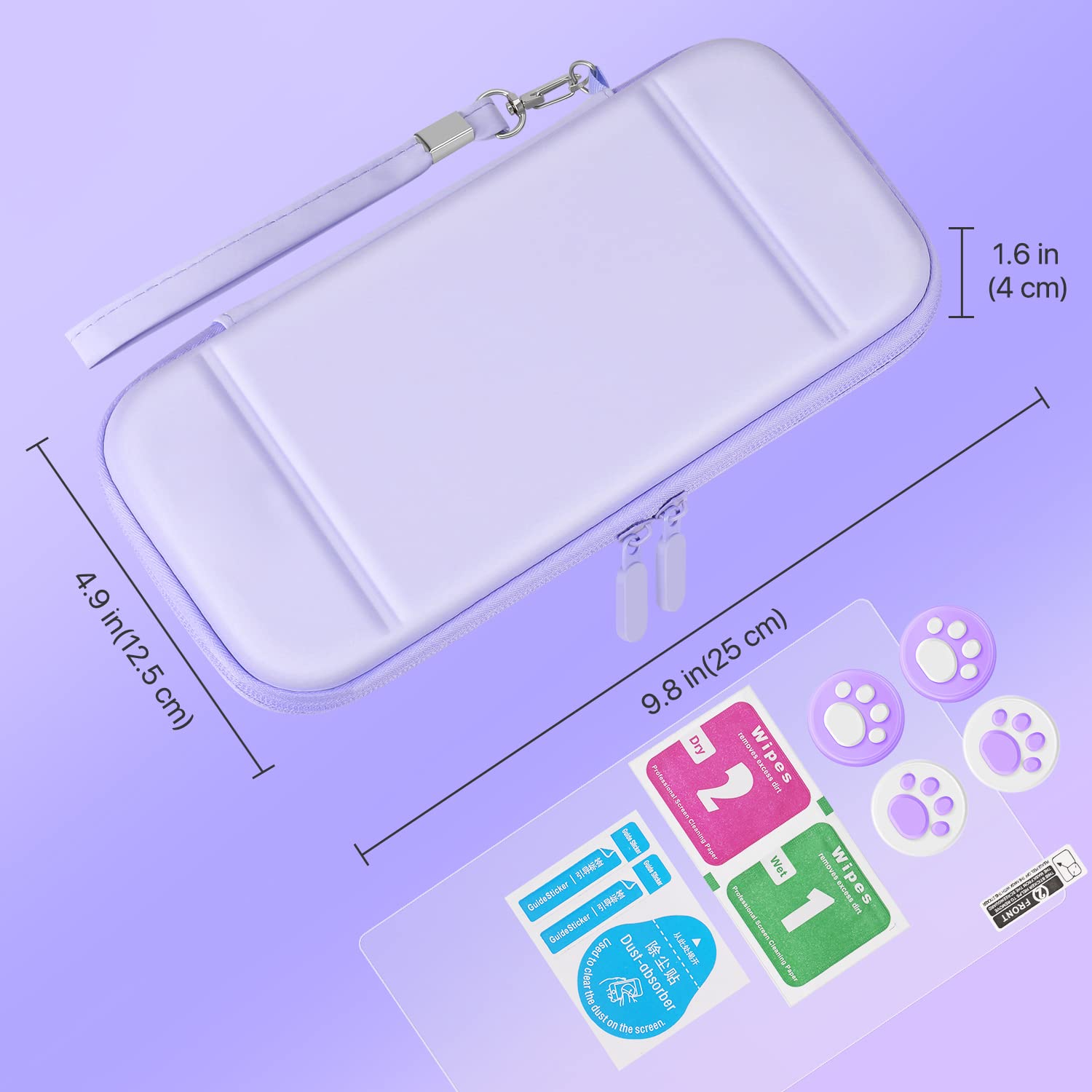 Amazon.com: TNP Carrying Case for Nintendo Switch Lite, Purple