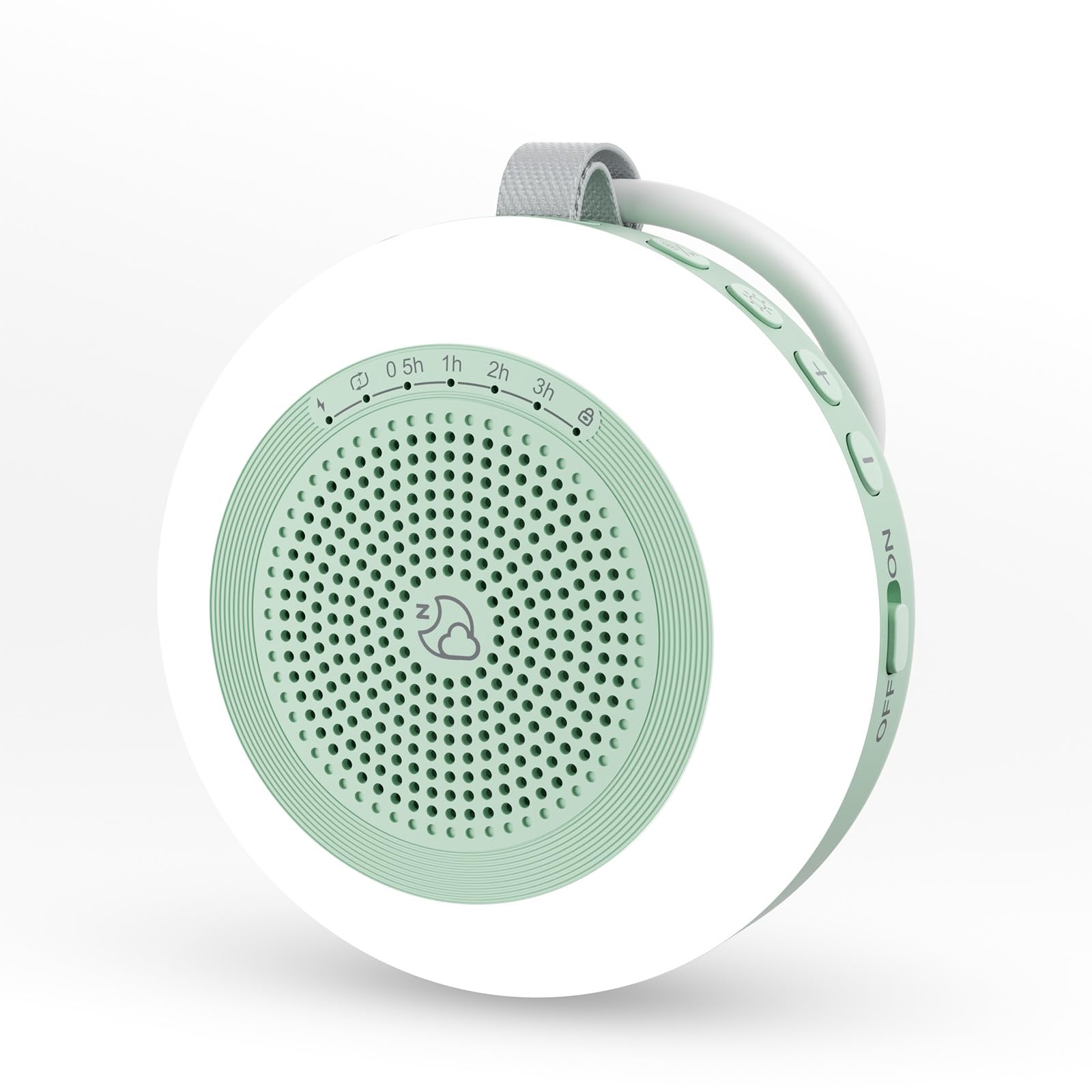 Portable Sound Machine,LEICEX White Noise Machine,33 Soothing Sound 10 Colors Night Light Sleep Machine for Baby Kids,Timer and Memory, Travel Sound Machine for Sleep Office Privacy Travel(Mint)