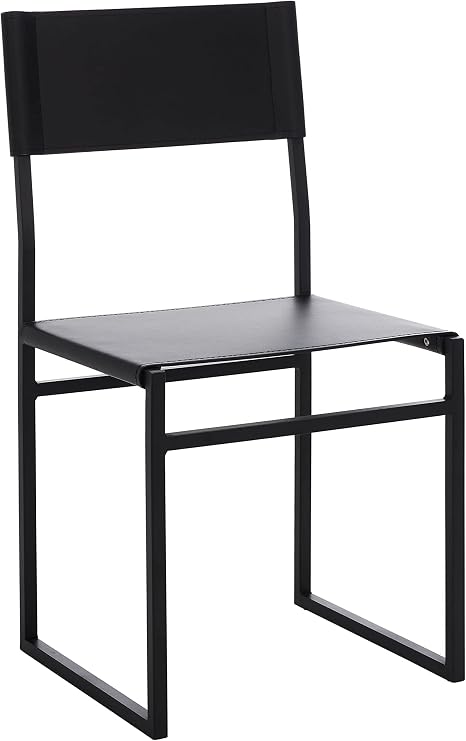 SAFAVIEH Home Collection Layne Black Living Room Accent Dining Chair (Fully Assembled)