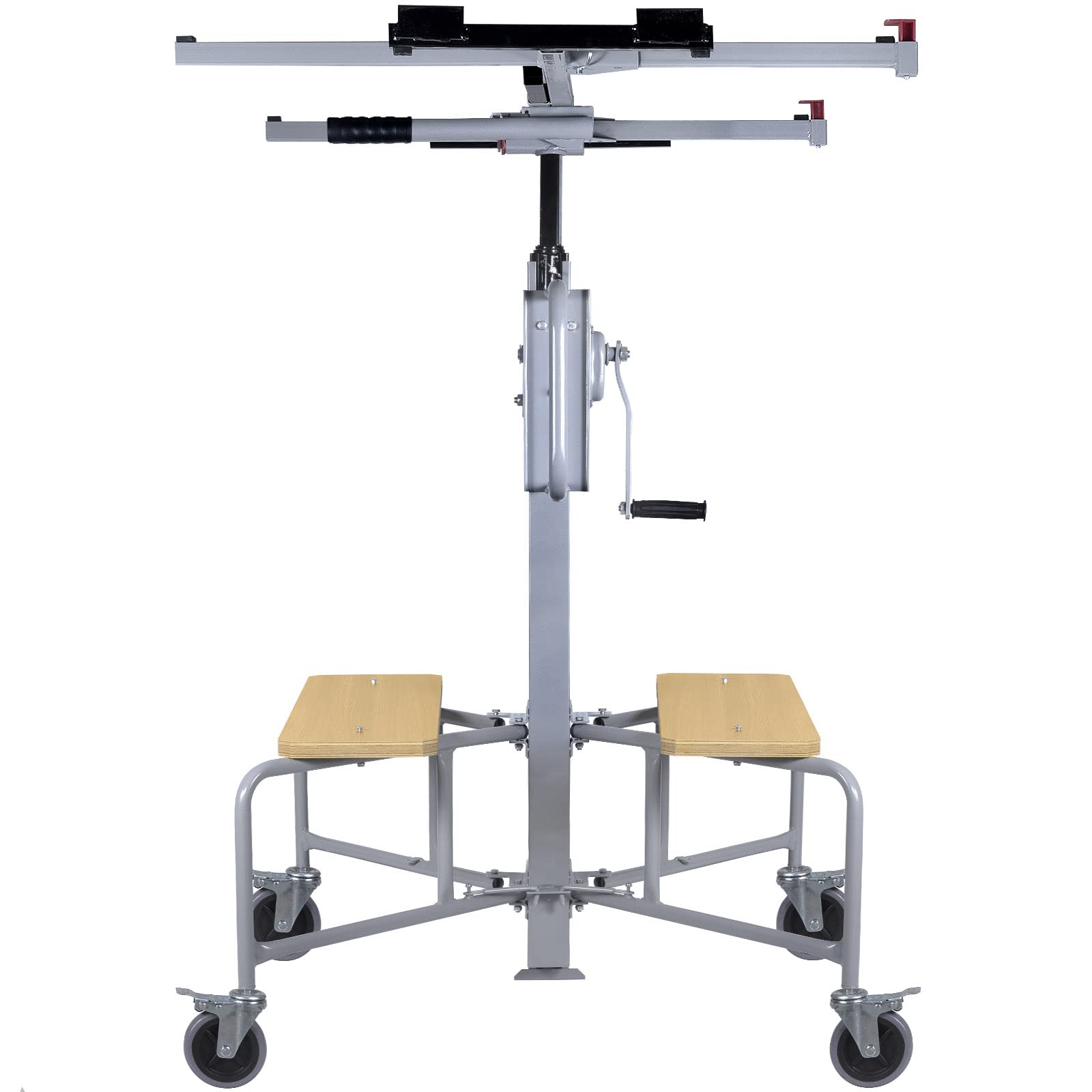 Werku WK602160, Élevateur Panneaux-Plaques Horizontal-Vertical, Qualité Professionnelle, Normes EN14194 et EN ISO 12100, Charge Max 75 kg, Hauteur Max 4 m