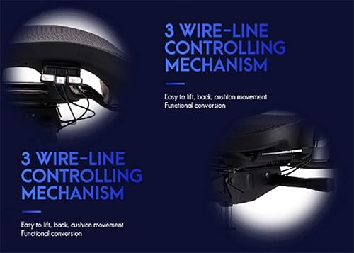 Miniatura 7 de Cómoda silla de computadora de lujo silla de oficina ergonómica de malla completa silla de jefe reclinable silla giratoria de deportes electrónicos