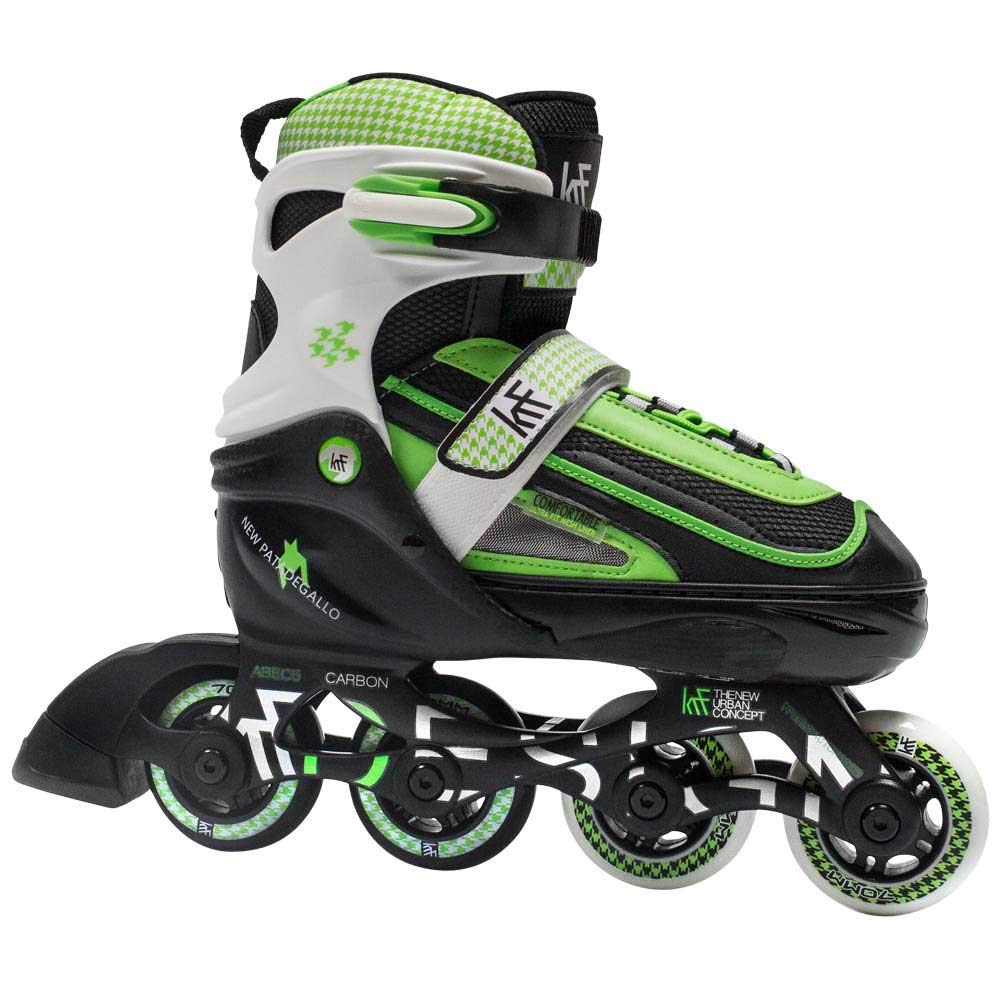 Pattini In Linea Regolabili Per Bambini METEOR | Taglie S/M/L, Cuscinetti ABEC-7, Ruote In PU, Freno Posteriore